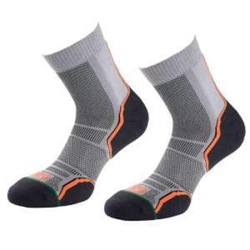 1000 Mile Trail Sock Twin Pack Men's - Grey-Socks-Outback Trading