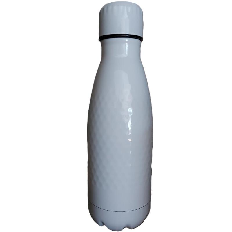 B & Co Honeycomb Bottle Flask 350ml - White