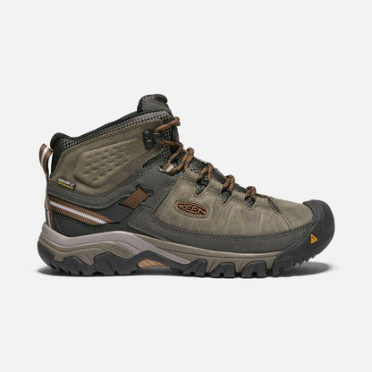 Keen Targhee III Mid Men's Waterproof Walking Boots - Black Olive/Golden Brown-Walking Boots-Outback Trading