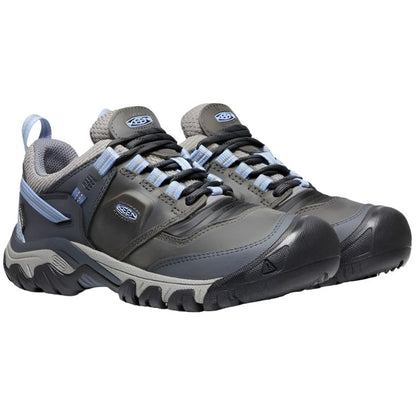 Keen Ridge Flex Womens Waterproof Walking Shoes - Steel/Grey-Walking Shoe-Outback Trading