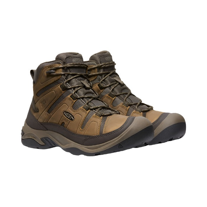 Keen Circadia Mens Waterproof Boot - Bison/Brindle.2