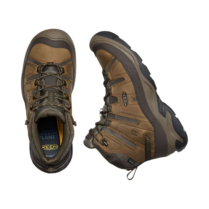 Keen Circadia Mens Waterproof Boot - Bison/Brindle.1