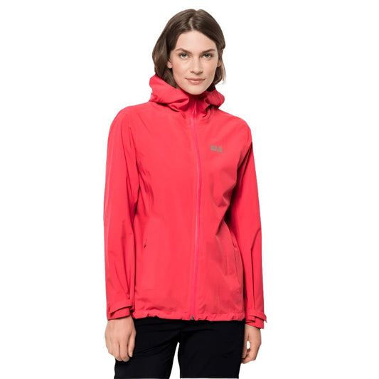 Jack Wolfskin Pack & Go Shell Women's Jacket - Tulip Re