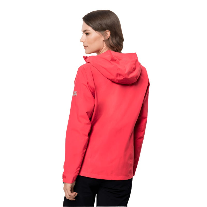 Jack Wolfskin Pack & Go Shell Women's Jacket - Tulip Re