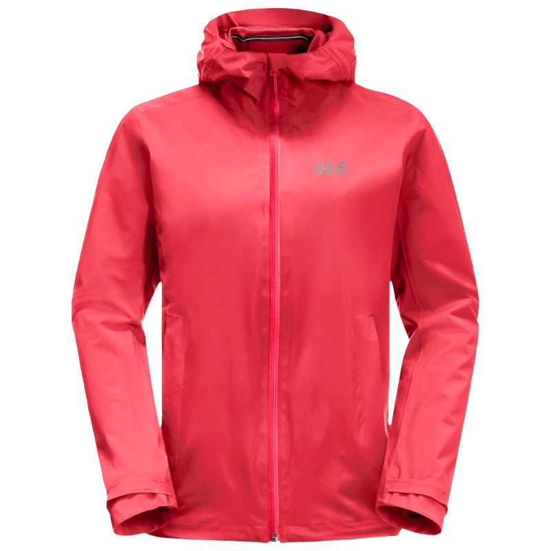 Jack Wolfskin Pack & Go Shell Women's Jacket - Tulip Re