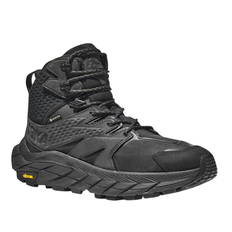 HOKA Anacapa GTX Mid Mens Walking Boot - Black