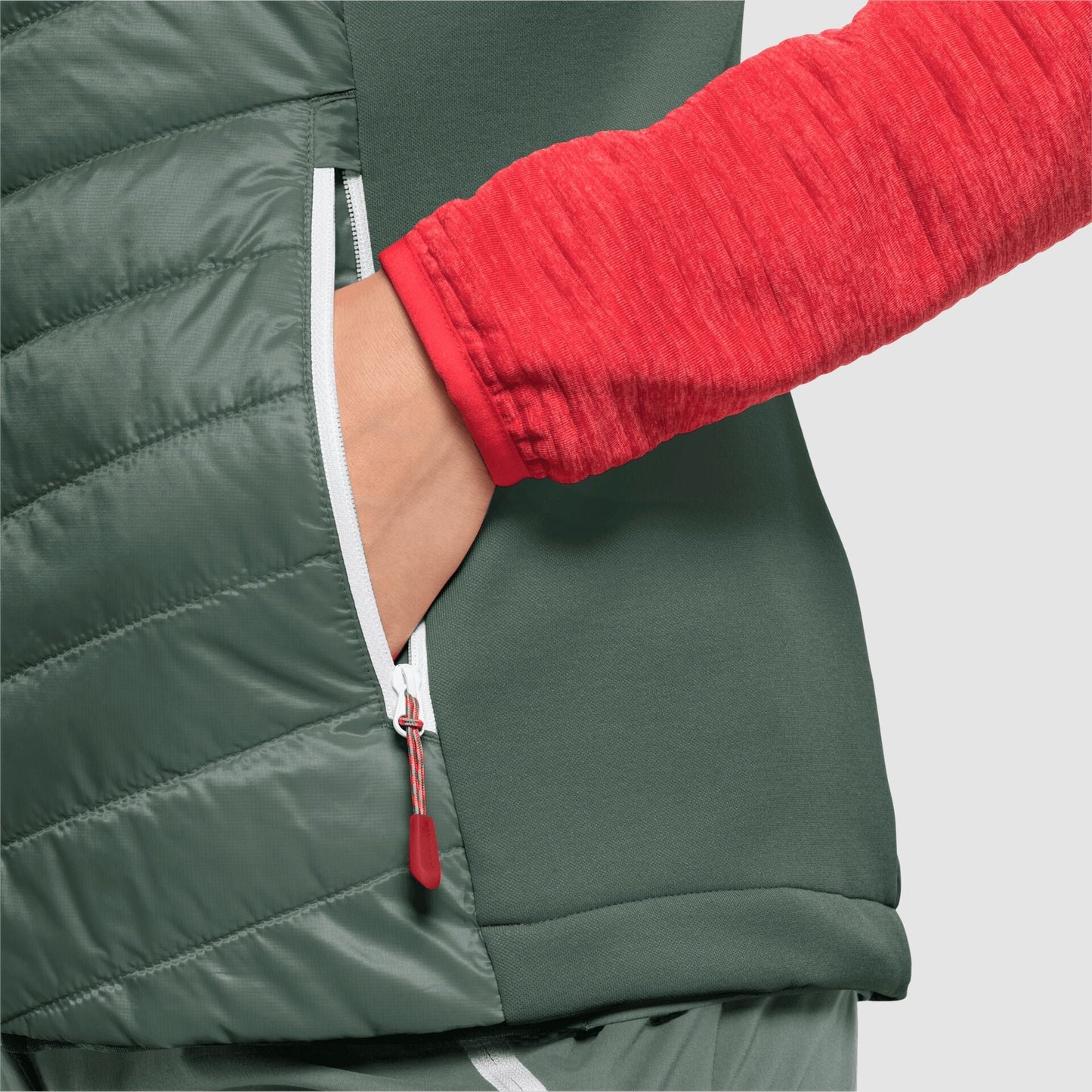 Jack Wolfskin Womens Routeburn Gilet - Hedge Green