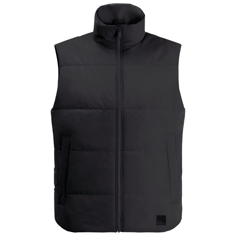 Jack Wolfskin White Frost Men's Waterproof Vest - Black 5