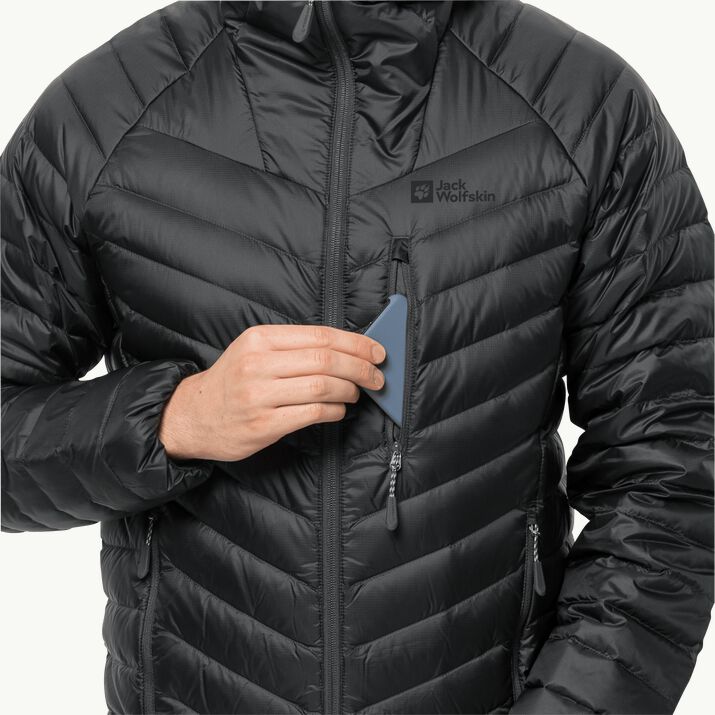 Jack Wolfskin Passamani Men's Down Hooded Jacket - Phantom 5