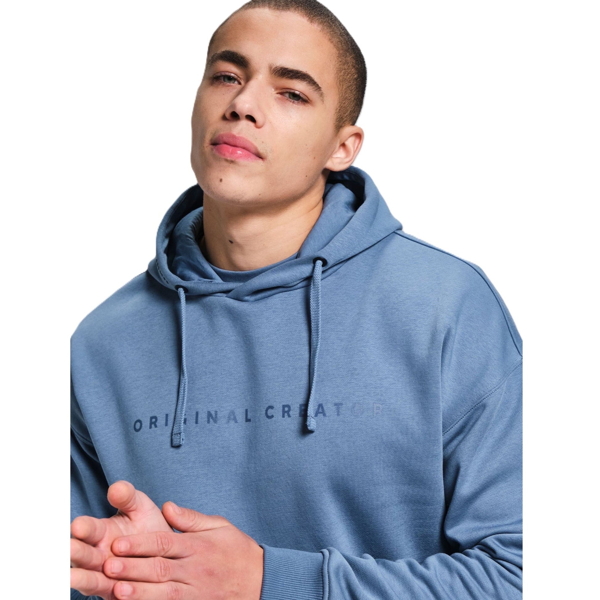 Original Creator Overhead Unisex Hoodie - Cerulean Blue