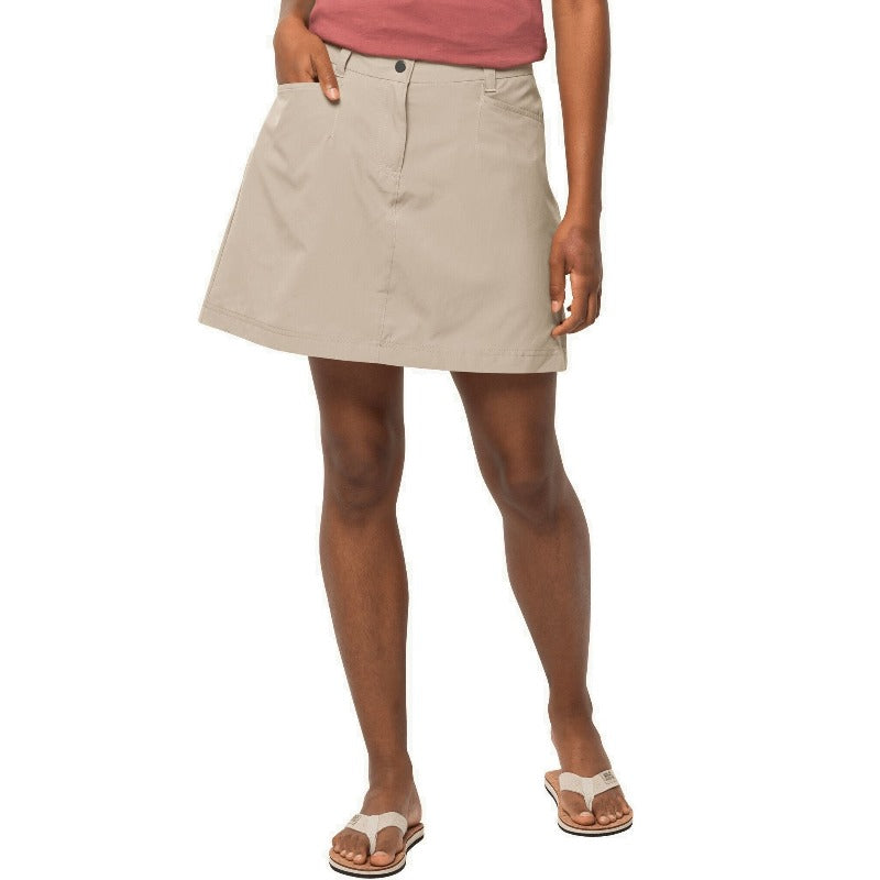 Jack Wolfskin Women's Sonora Skort - White Pepper-outback trading-1