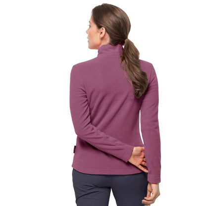 Jack Wolfskin Gecko Women's 1/4 Zip Fleece - Violet Quartz.2