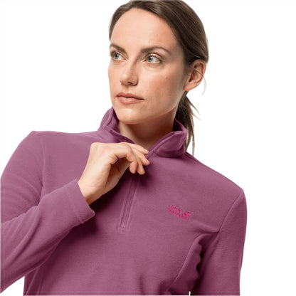 Jack Wolfskin Gecko Women's 1/4 Zip Fleece - Violet Quartz.3