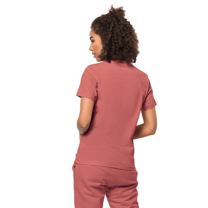 Jack Wolfskin Essential Tee Women's - Faded Rose 2