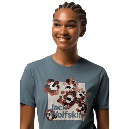 Jack Wolfskin Florrell Box Tee Women's - Citadel 3