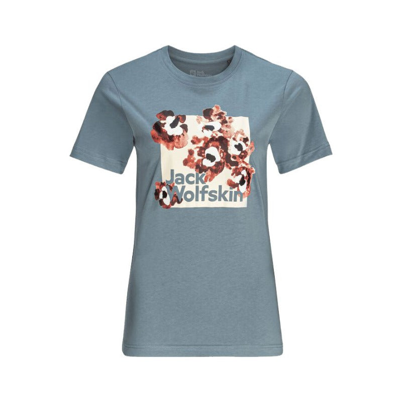 Jack Wolfskin Florrell Box Tee Women's - Citadel 4