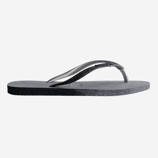 Havaianas Slim Sparkle Womans FlipFlops - Steel Grey