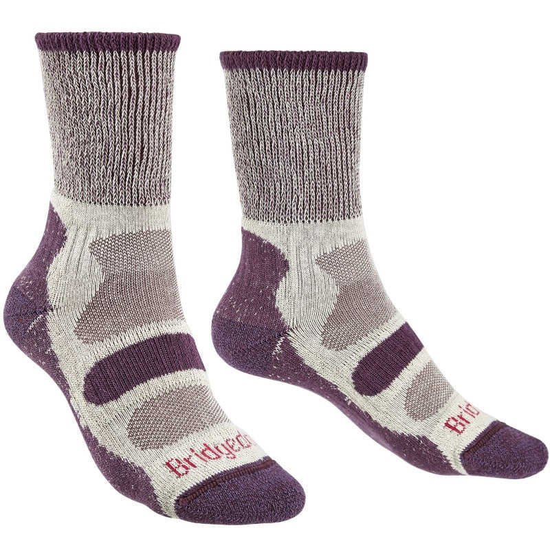 Bridgedale Coolfusion Light Hiker Women's Socks Plum 1