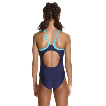 Speedo Girls Sports Logo Swimming Costume