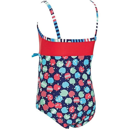 Zoggs Appletizer Classic Back Girls Swimming Costume - Multi/Red 23inch/4-5 Years 3