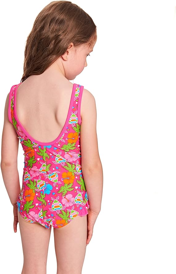 Zoggs Carnival Scoopback Girls Swimming Costume