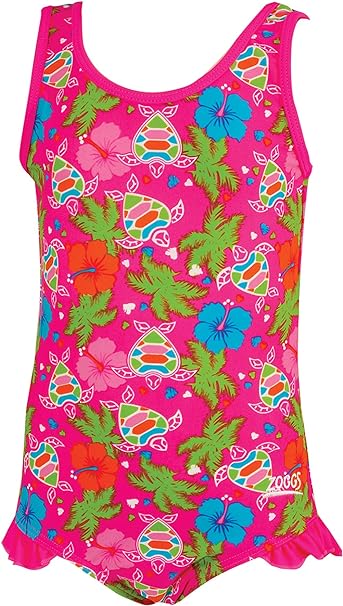 Zoggs Carnival Scoopback Girls Swimming Costume