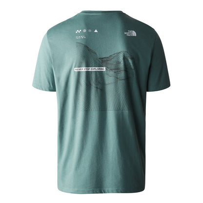 The North Face Foundation Graphic Men's Short Sleeve T-Shirt- Dark Sage