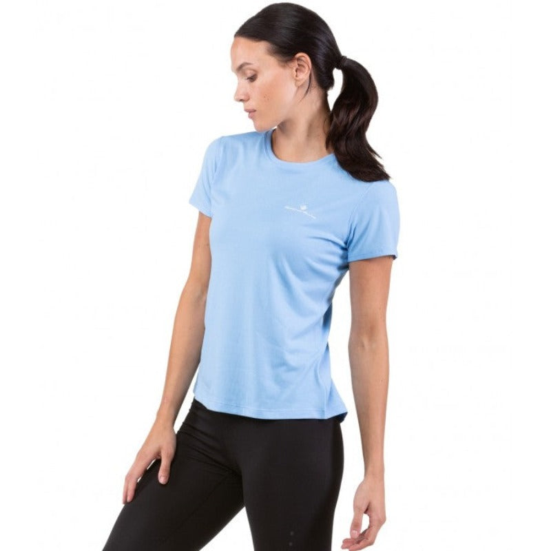 Ronhill Women's Core Shirt Sleeved Tee - Cornflower 1