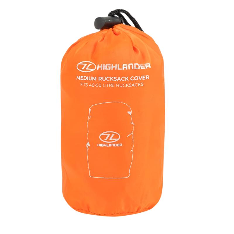 Highlander Medium Rucksack Cover - Orange.2