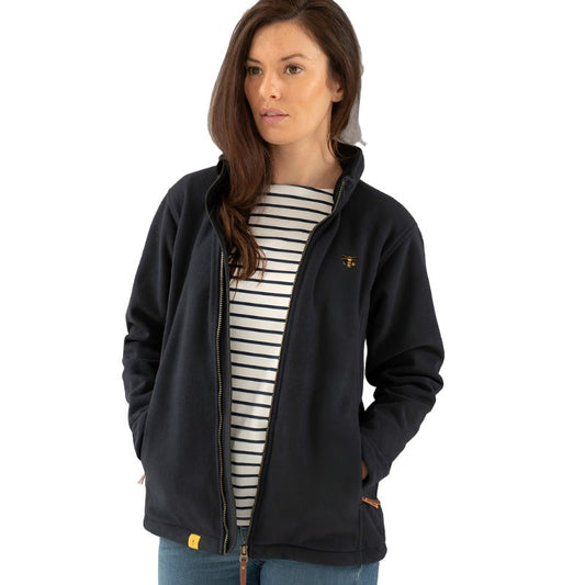 Lighthouse Women's Ashby Waterproof Fleece - Navy-Windproof Jackets-Outback Trading