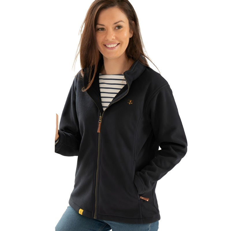 Lighthouse Women's Ashby Waterproof Fleece - Navy-Windproof Jackets-Outback Trading