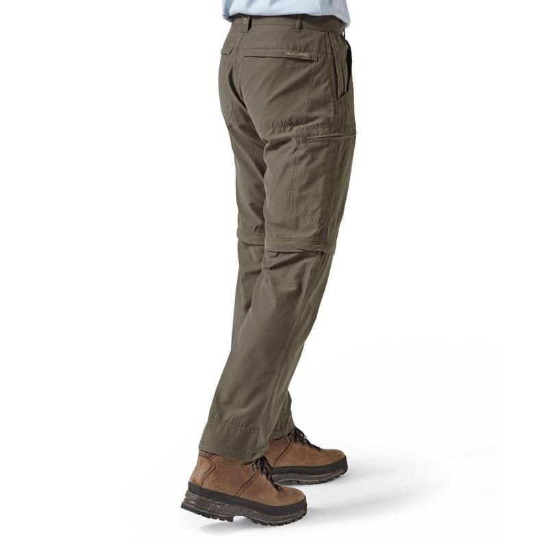 Craghoppers NosiLife Men's Trek Convertible Walking Trousers - Bark-Active Trousers-Outback Trading