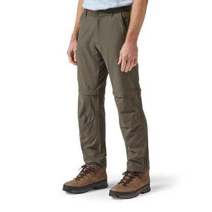 Craghoppers NosiLife Men's Trek Convertible Walking Trousers - Bark-Active Trousers-Outback Trading