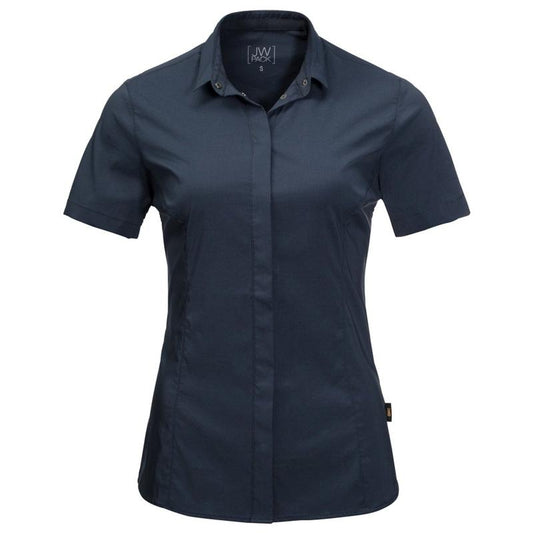 Jack Wolfskin Womans JWP Shirt - Night Blue-Womans Shirt-Outback Trading