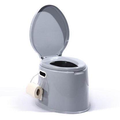 Kampa Khazi 153001 Camping Toilet with Toilet Roll Holder-Camping & Hiking-Outback Trading