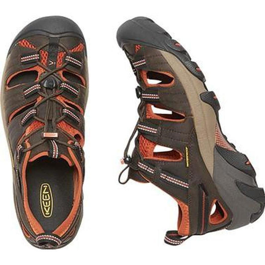 Keen Arroyo II Men's Walking Sandals - Black Olive/Bombay Brown-Sandals-Outback Trading