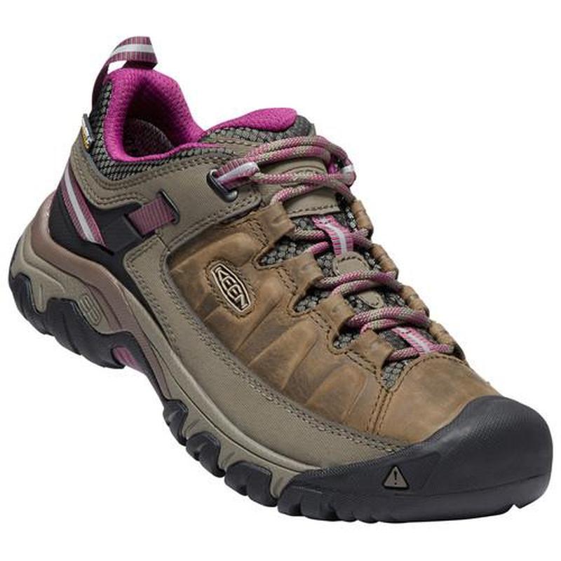 Keen Targhee lll Women's Waterproof Walking Shoe Weiss/Boysenberry-Walking Shoes-Outback Trading