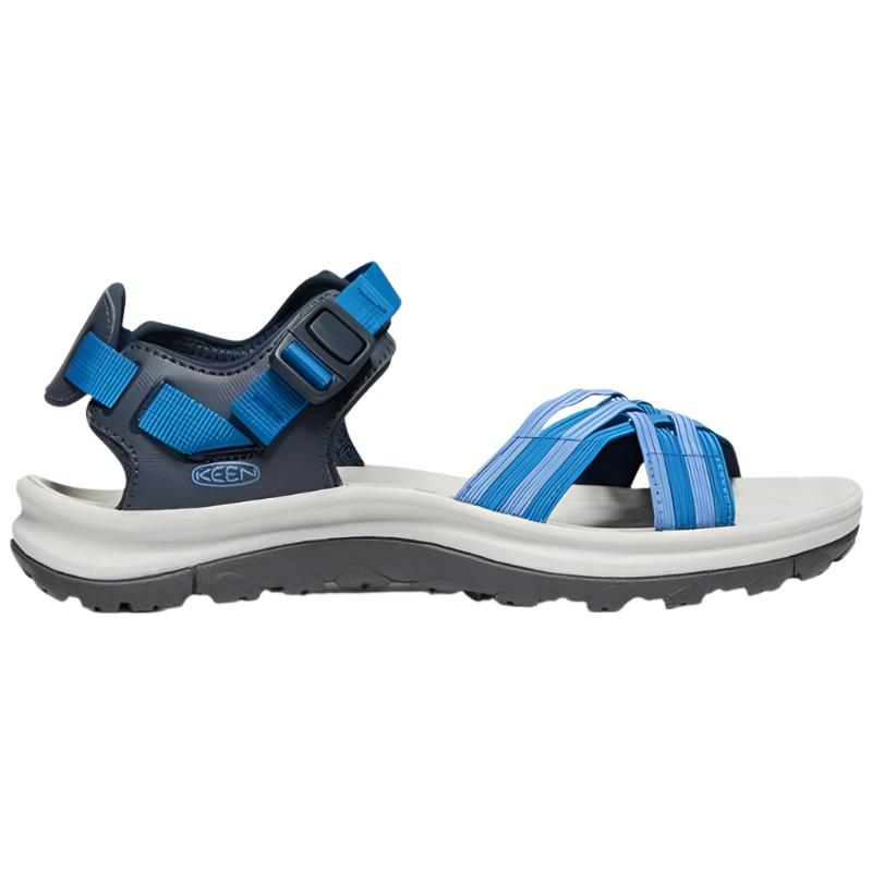 Keen Women's Terradora II Strappy Open Toe Sandal - Navy/Mykonos Blue-Walking Sandals-Outback Trading