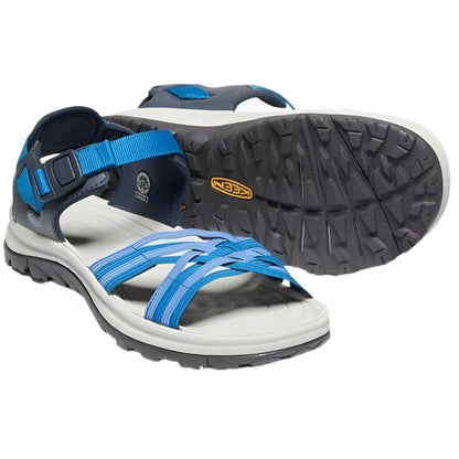 Keen Women's Terradora II Strappy Open Toe Sandal - Navy/Mykonos Blue-Walking Sandals-Outback Trading