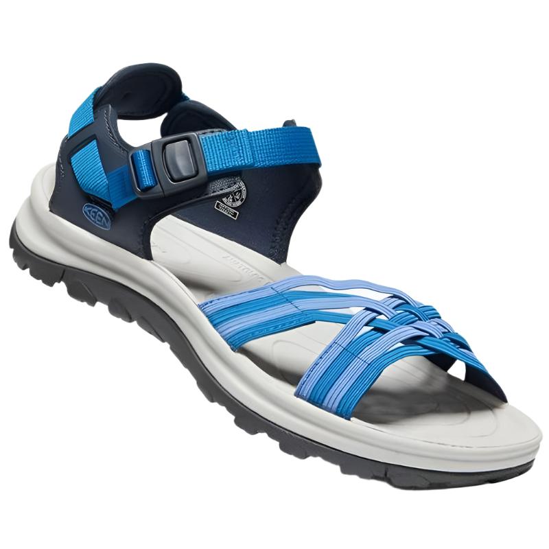 Keen Women's Terradora II Strappy Open Toe Sandal - Navy/Mykonos Blue-Walking Sandals-Outback Trading