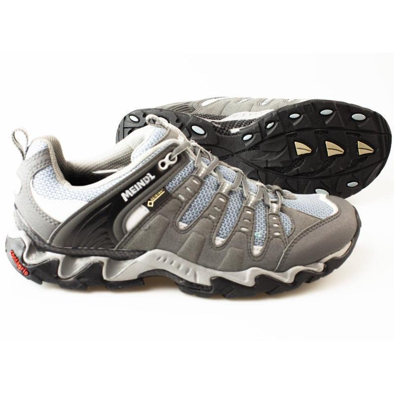 Meindl Respond Lady GTX Women's Approach Shoe - Graphite/Light Sky-Walking Shoes-Outback Trading