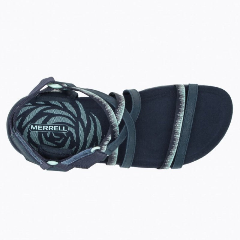 Merrell Terran 3 Cushion Lattice Women's Sandals - Navy  Marine-outback-trading-5