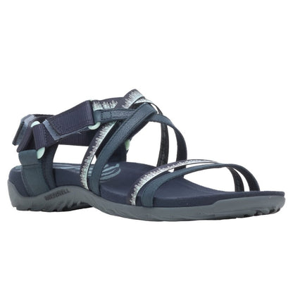 Merrell Terran 3 Cushion Lattice Women's Sandals - Navy  Marine-outback-trading-2