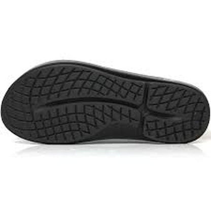 Oofos Original Orthopedic Feet Recovery Flip Flops - Black-Thongs & Flip Flops-Outback Trading