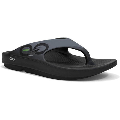 Oofos Original Orthopedic Men's Sport Flip Flops - Graphite-Thongs & Flip Flops-Outback Trading