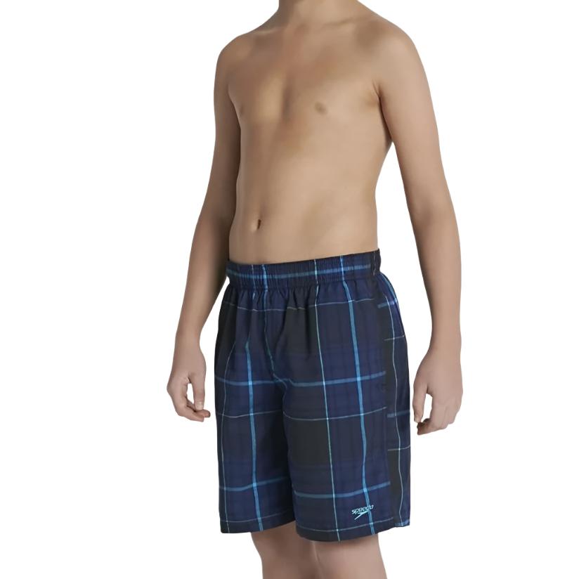 Speedo Boy's Check 17-Inch Swimming Shorts.1