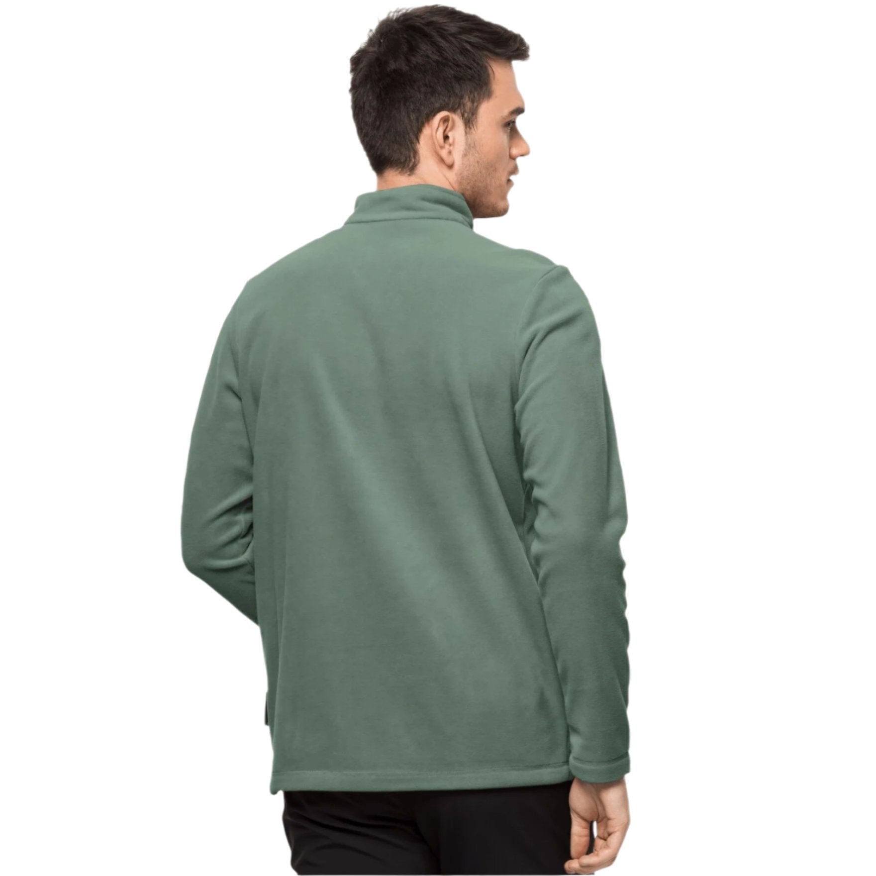 Jack Wolfskin Taunus Men's Half Zip Fleece - Hedge Green.1