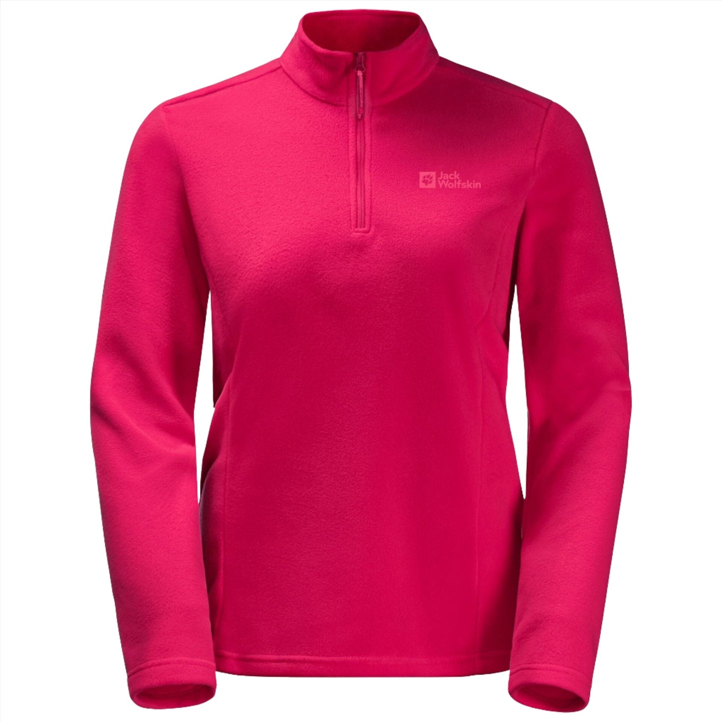 Jack Wolfskin Taunus Women's Half Zip Fleece - Pink Dahlia.4