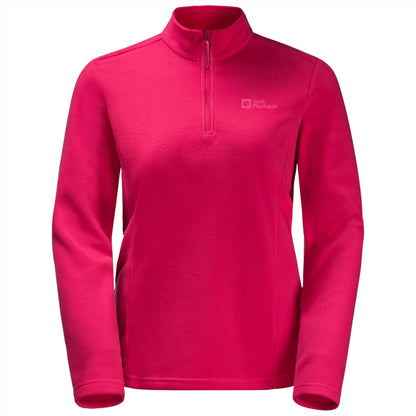 Jack Wolfskin Taunus Women's Half Zip Fleece - Pink Dahlia.4