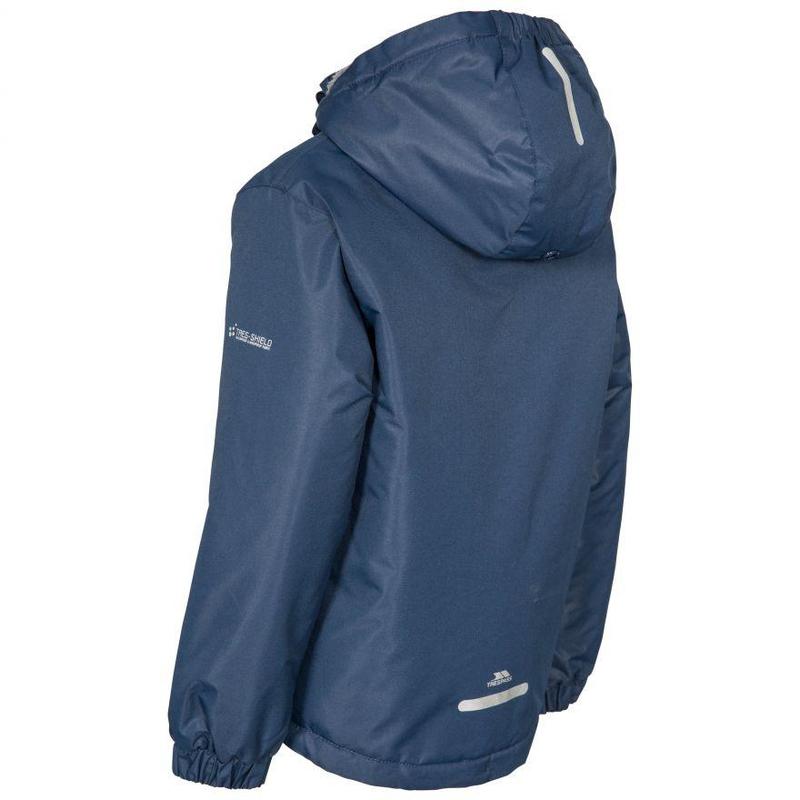 Trespass Ballast Children's Waterproof Coat - Navy-Waterproof Coats-Outback Trading